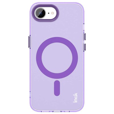 „IMAK“ Candy MagSafe matinis kieto silikono (TPU) dėklas - violetinis (iPhone 17e / 16e)