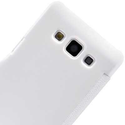Samsung Galaxy A5 (A500) baltas odinis atverčiamas Nillkin Fresh dėklas / Priedai.lt