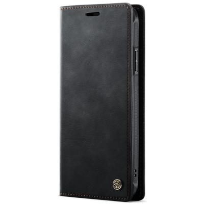 „CaseMe“ MagSafe Leather atverčiamas 2-in-1 dėklas - juodas (iPhone 11)