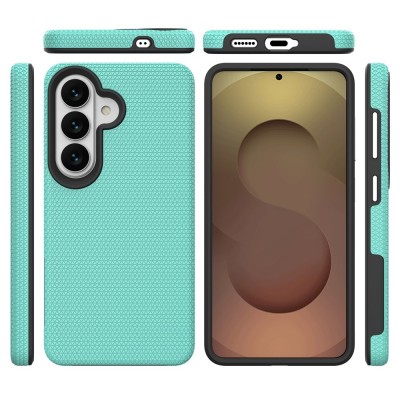 „TUKU“ Shockproof MagSafe kieto silikono  dėklas - žalias (Galaxy S24+ / S25+)