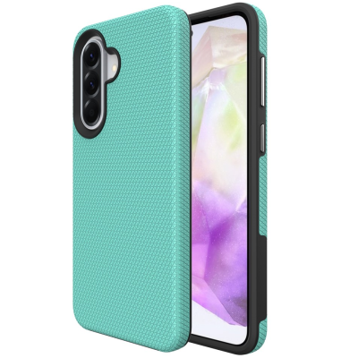 „TUKU“ Shockproof MagSafe kieto silikono  dėklas - žalias (Galaxy A17 / A26 / A16)