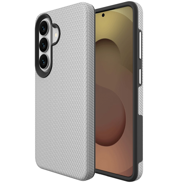 „TUKU“ Shockproof MagSafe kieto silikono  dėklas - sidabrinis (Galaxy S24+ / S25+)