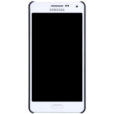Samsung Galaxy A5 (A500) Nillkin Frosted Shield juodas plastikinis dėklas + apsauginė ekrano plėvelė / Priedai.lt