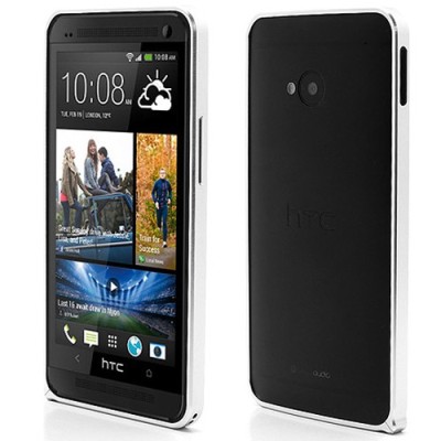 „Love Mei“ HTC One M7 sidabrinis rėmelis (Bamperis) / Priedai.lt