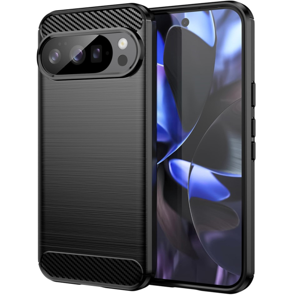 „AILES“ Carbon kieto silikono (TPU) dėklas - juodas (Pixel 10 / 10 Pro)