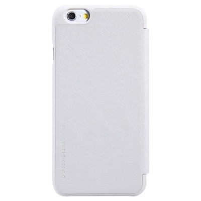 Greznais „Nillkin“ Qin sērijas ādas atvērams balts Apple iPhone 6 (6s) maciņš / Vacins.lv
