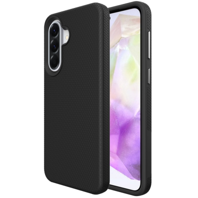 „TUKU“ Shockproof MagSafe kieto silikono  dėklas - juodas (Galaxy A17 / A26 / A16)