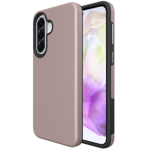 „TUKU“ Shockproof MagSafe kieto silikono  dėklas - rožinis (Galaxy A17 / A26 / A16)