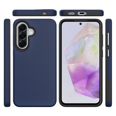 „TUKU“ Shockproof MagSafe kieto silikono  dėklas - mėlynas (Galaxy A17 / A26 / A16)