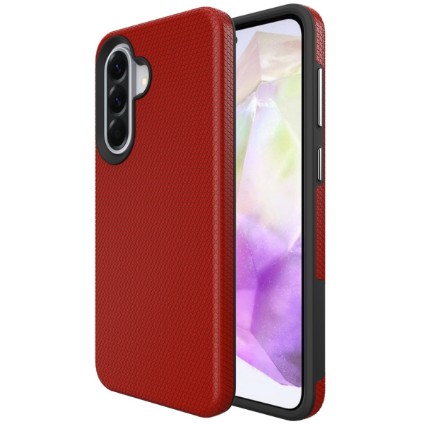 „TUKU“ Shockproof MagSafe kieto silikono  dėklas - raudonas (Galaxy A17 / A26 / A16)