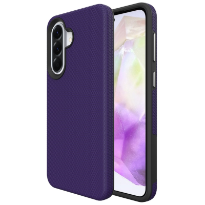 „TUKU“ Shockproof MagSafe kieto silikono  dėklas - violetinis (Galaxy A17 / A26 / A16)
