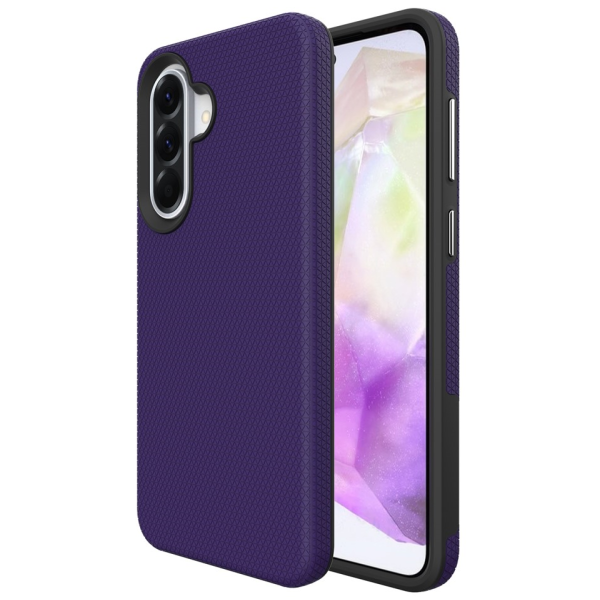 „TUKU“ Shockproof MagSafe kieto silikono  dėklas - violetinis (Galaxy A17 / A26 / A16)