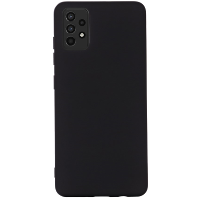 „Shell“ kieto silikono (TPU) dėklas - juodas (Galaxy A52 / A52s)