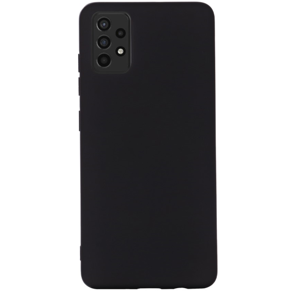 „Shell“ kieto silikono (TPU) dėklas - juodas (Galaxy A52 / A52s)