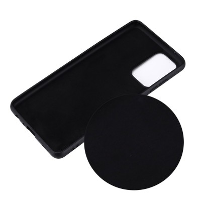 „Shell“ kieto silikono (TPU) dėklas - juodas (Galaxy A52 / A52s)