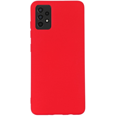 „Shell“ kieto silikono (TPU) dėklas - raudonas (Galaxy A52 / A52s)