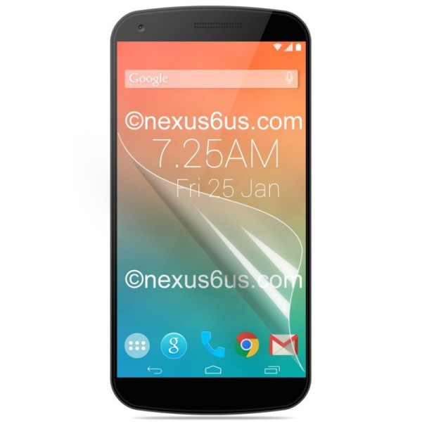 „Calans“ apsauginė ekrano plėvelė - skaidri (Nexus 6)