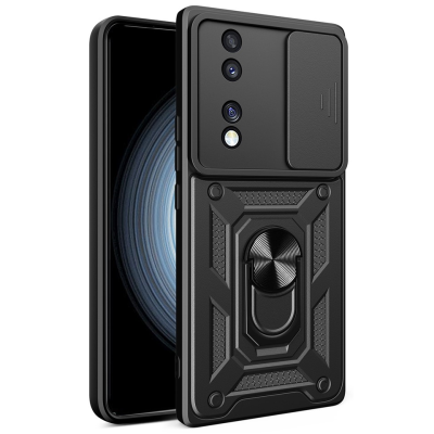 „Mozhi“ Kickstand sustiprintos apsaugos dėklas - juodas (Honor 70)