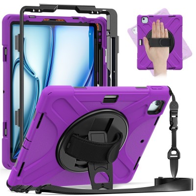Sustiprintos apsaugos dėklas - violetinis (iPad Air 11 2026 / iPad Air 11 2025 / iPad Air 11 2024)