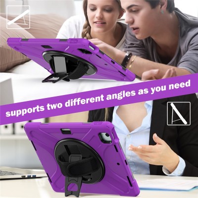 Sustiprintos apsaugos dėklas - violetinis (iPad Air 11 2026 / iPad Air 11 2025 / iPad Air 11 2024)