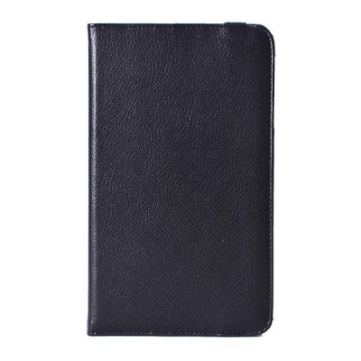 LG G Pad 8.0 V480 (LTE V490) atvēramais melns ādas maciņš, grozās 360° grādu apjomā / Vacins.lv