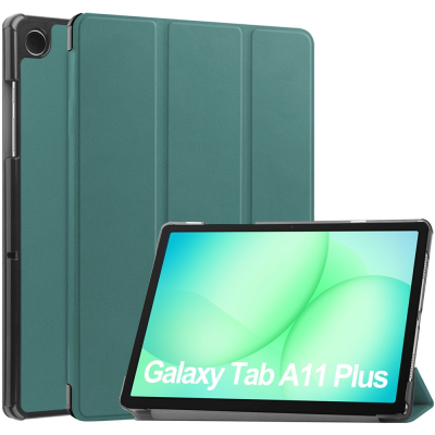 Atverčiamas dėklas -  tamsiai žalias (Galaxy Tab A11+ / A9+)