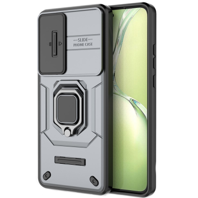 „Mozhi“ Kickstand sustiprintos apsaugos dėklas - juodas (OnePlus Nord CE4 Lite 5G)
