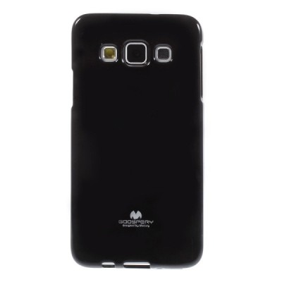Samsung Galaxy A3 juodas Mercury kieto silikono (TPU) dėklas / Priedai.lt
