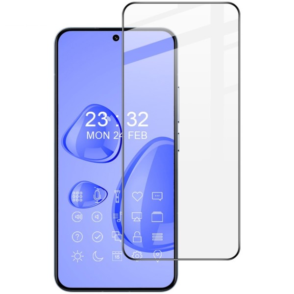 „IMAK“ Tempered Glass pilnai dengiantis apsauginis ekrano stiklas - juodas (Xiaomi 13)
