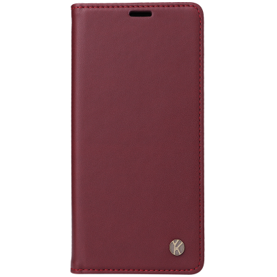 „YIKATU“ Split atverčiamas dėklas - bordo (OnePlus 15R / Ace 6T / Ace 6)