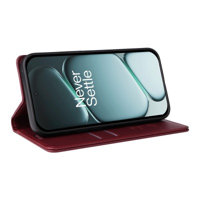 „YIKATU“ Split atverčiamas dėklas - bordo (OnePlus 15R / Ace 6T / Ace 6)