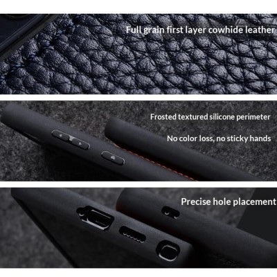 „MELKCO“ Leather dėklas - juodas (Galaxy S25+)