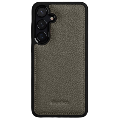 „MELKCO“ Leather dėklas - pilkas (Galaxy S25+)
