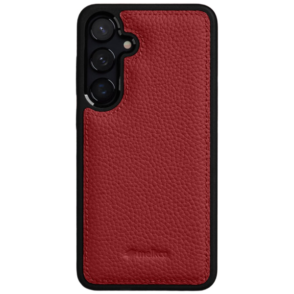 „MELKCO“ Leather dėklas - raudonas (Galaxy S25+)