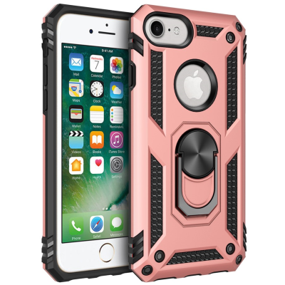 „Kickstand“ sustiprintos apsaugos dėklas - rožinis (iPhone 7 / 8 / SE 2020 / SE 2022)