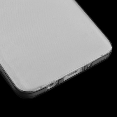 Samsung Galaxy A3 dzidrs (caurspīdīgs) cieta silikona TPU pasaulē planākais pelēks apvalks / Vacins.lv