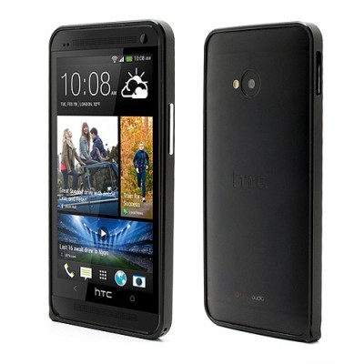 „Love Mei“ HTC One M7 melns rāmis (Bamperis) / Vacins.lv