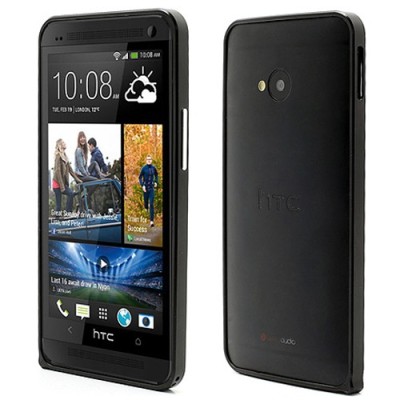 „Love Mei“ HTC One M7 melns rāmis (Bamperis) / Vacins.lv