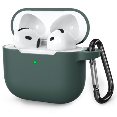 "AHASTYLE" Apple AirPods 4 silikoninis žalias ausinių dėklas | Priedai.LT