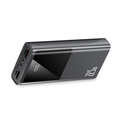 „Tech-Protect“ PB13 išorinė baterija - juoda (20000 mAh, 22.5W) | Priedai.lt