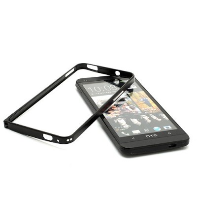 „Love Mei“ HTC One M7 melns rāmis (Bamperis) / Vacins.lv