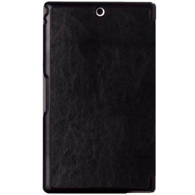 Sony Xperia Z3 Tablet Compact atvēramais melns maciņš / Vacins.lv