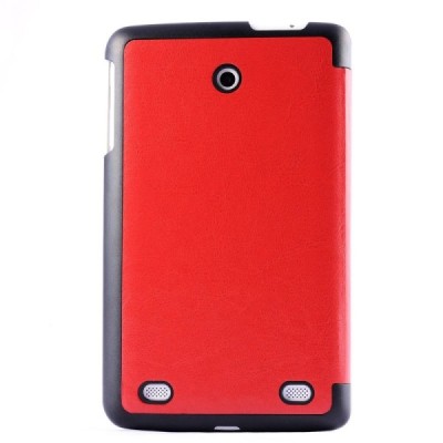 LG G Pad 8.0 LTE V490 (V480) atvēramais sarkans maciņš / Vacins.lv