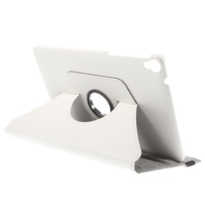 HTC Nexus 9 atvēramais balts ādas maciņš, grozās 360° grādu apjomā / Vacins.lv