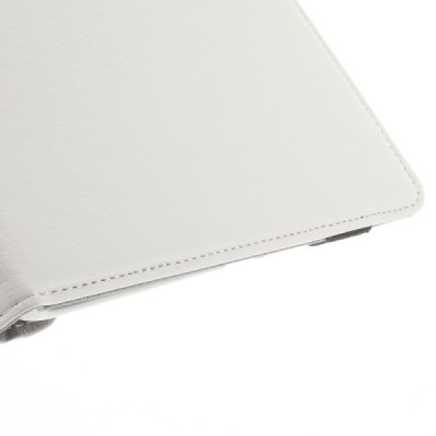 HTC Nexus 9 atvēramais balts ādas maciņš, grozās 360° grādu apjomā / Vacins.lv