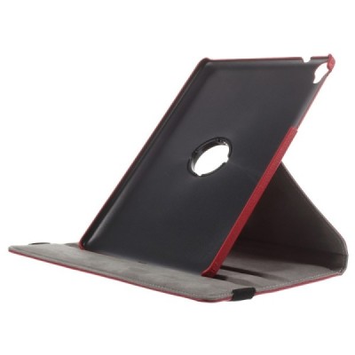 HTC Nexus 9 atvēramais sarkans ādas maciņš, grozās 360° grādu apjomā / Vacins.lv