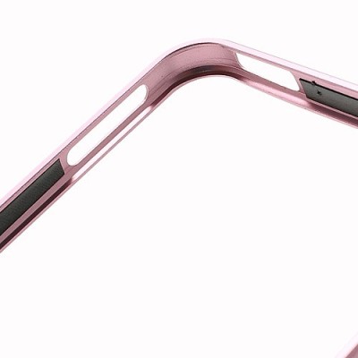 „Love Mei“ HTC One M7 rožinis rėmelis (Bamperis) / Priedai.lt