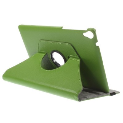 HTC Nexus 9 atvēramais zaļš ādas maciņš, grozās 360° grādu apjomā / Vacins.lv