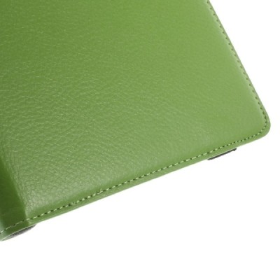 HTC Nexus 9 atvēramais zaļš ādas maciņš, grozās 360° grādu apjomā / Vacins.lv