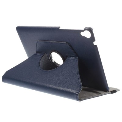 HTC Nexus 9 atvēramais zils ādas maciņš, grozās 360° grādu apjomā / Vacins.lv